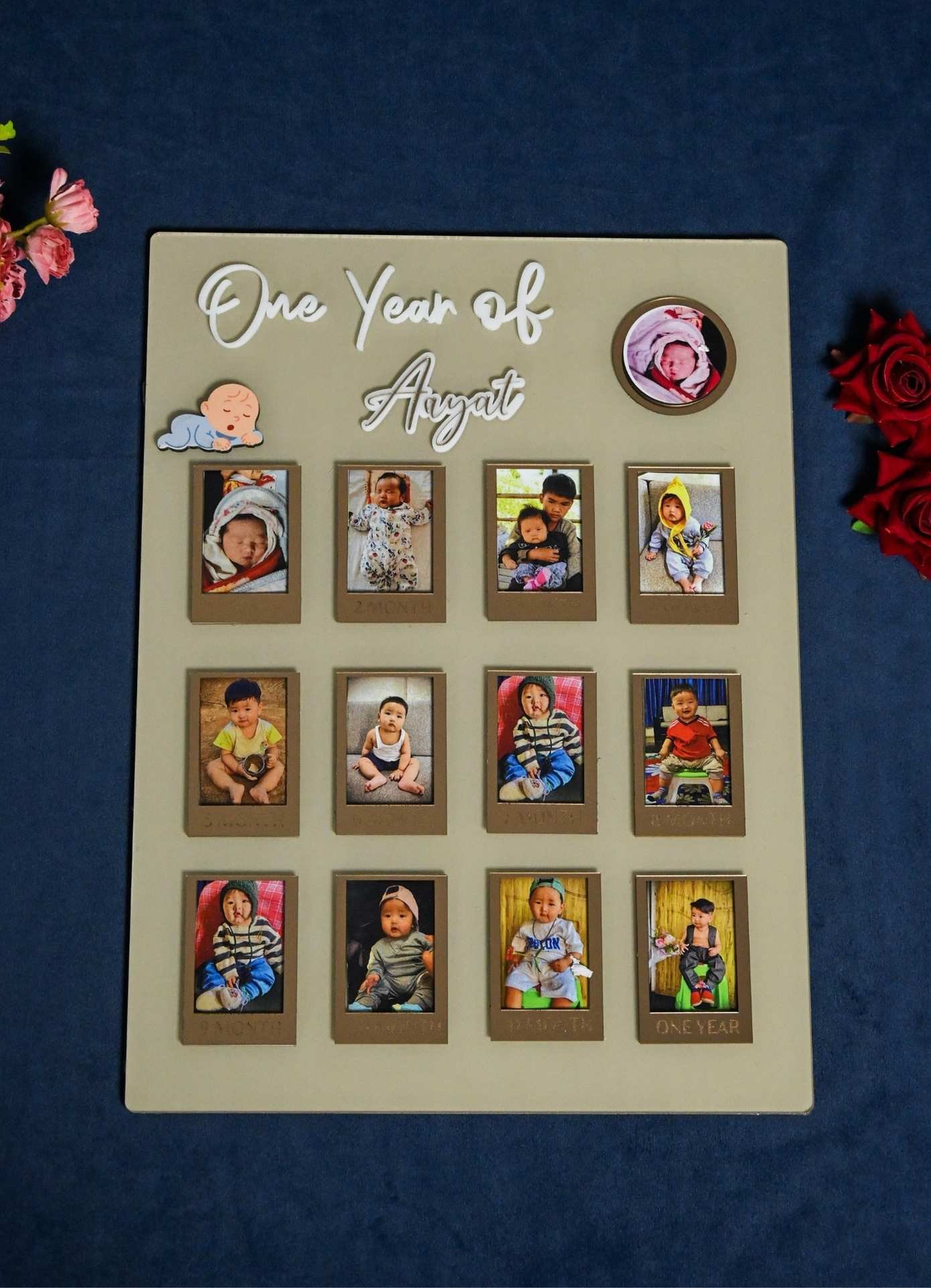 Baby Photo Board-Rectangular Shape - Image 2